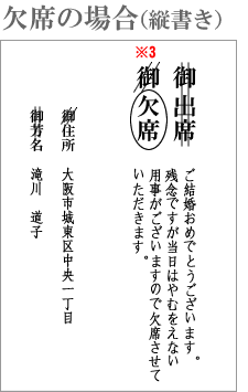 ご贈答マナー 返信ハガキの書き方