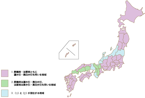 ご贈答マナー 慶弔用品の使い分け全国マップ